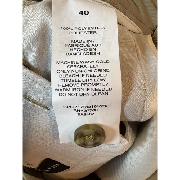 NEW PGA TOUR Flat Expandable Waist Shorts Tan Khaki Men's Size 40 MSRP$55 - Picture 9 of 14